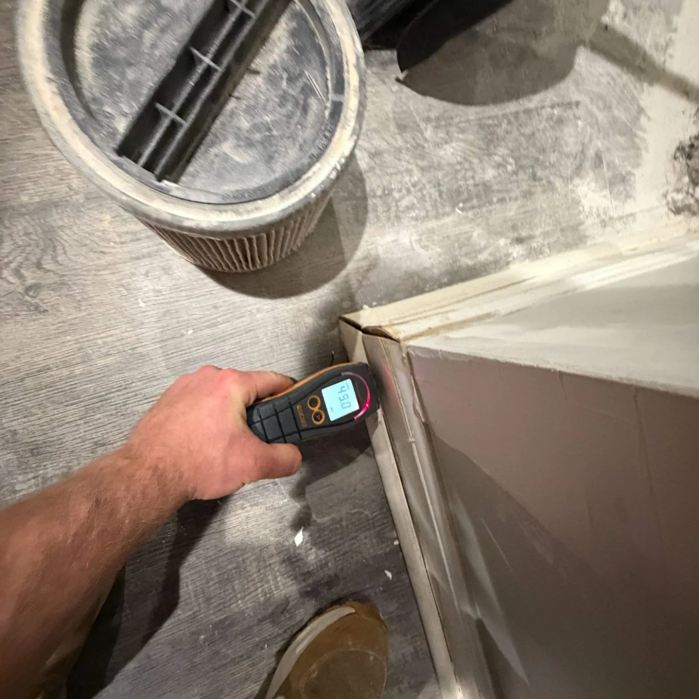 Documented moisture readings in Hancock County, IN