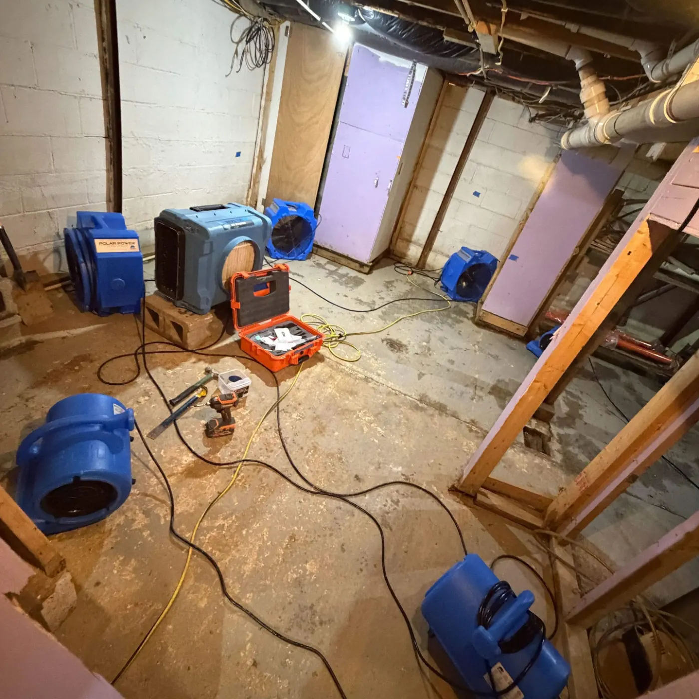 Storm-driven water mitigation in Greenfield